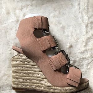 Alexander Wang Jo Buckle Espadrille Sandal, Blush